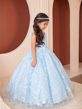Diamond Collection - Amaya Girls Sequined Pageant Dress
